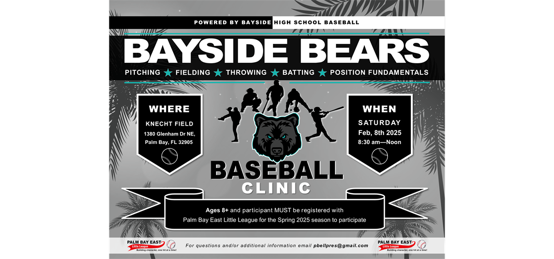 PBELL Player’s Clinic host by Bayside High School Bears! 